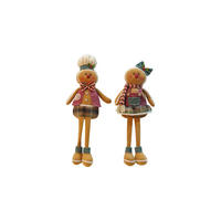 VÁNOČNÍ FIGURKA - zelená/hnědá, Lifestyle, textil/kámen (23/61/14cm) - X-Mas