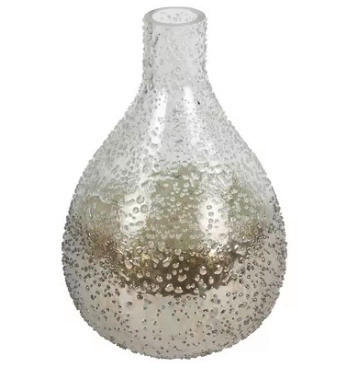 VAZA DEKORATIVNA    24 cm  staklo  - zlatne boje, Design, staklo (24cm)