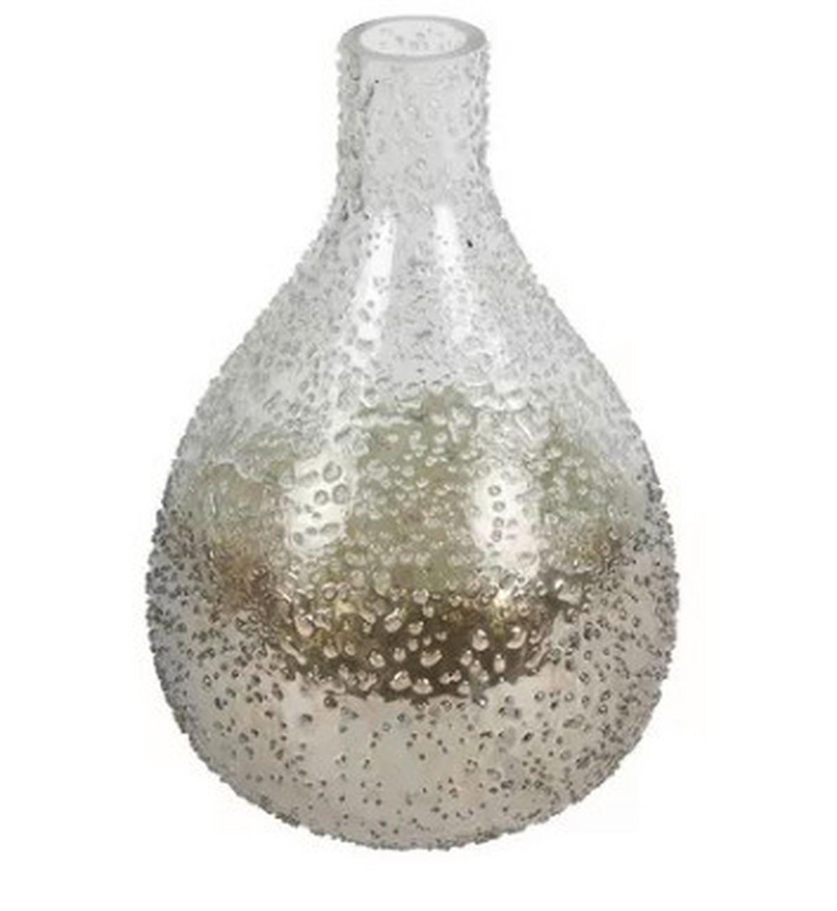 VAZA DEKORATIVNA    24 cm  staklo  - zlatne boje, Design, staklo (24cm)