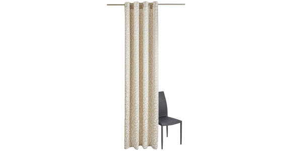 ÖSENSCHAL PEDRA Verdunkelung 140/245 cm   - Beige, LIFESTYLE, Textil (140/245cm) - Dieter Knoll