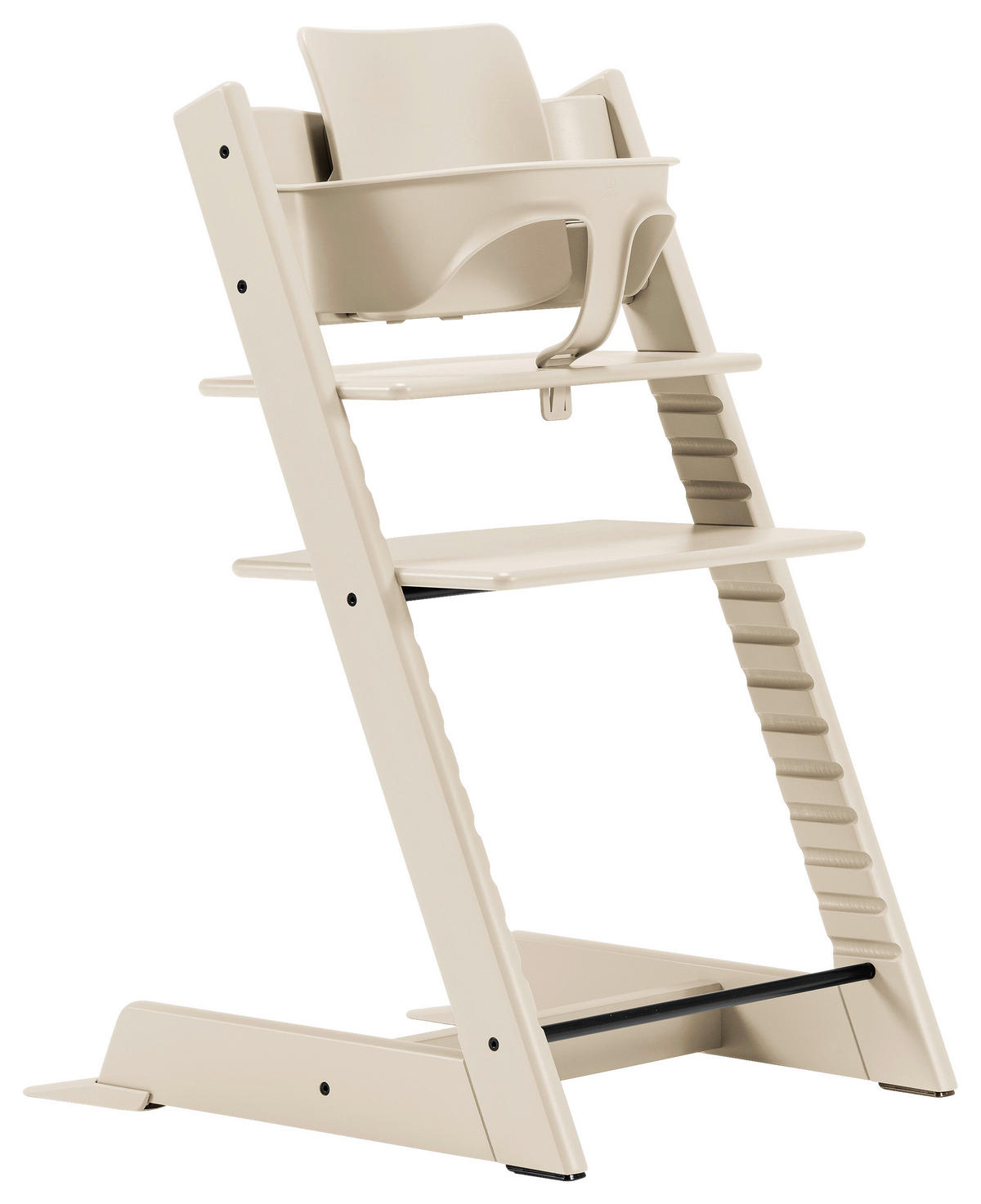 HOCHSTUHL-SET Tripp Trapp Bundles  - Perlmutt, Basics, Holz (83/65/46cm) - Stokke