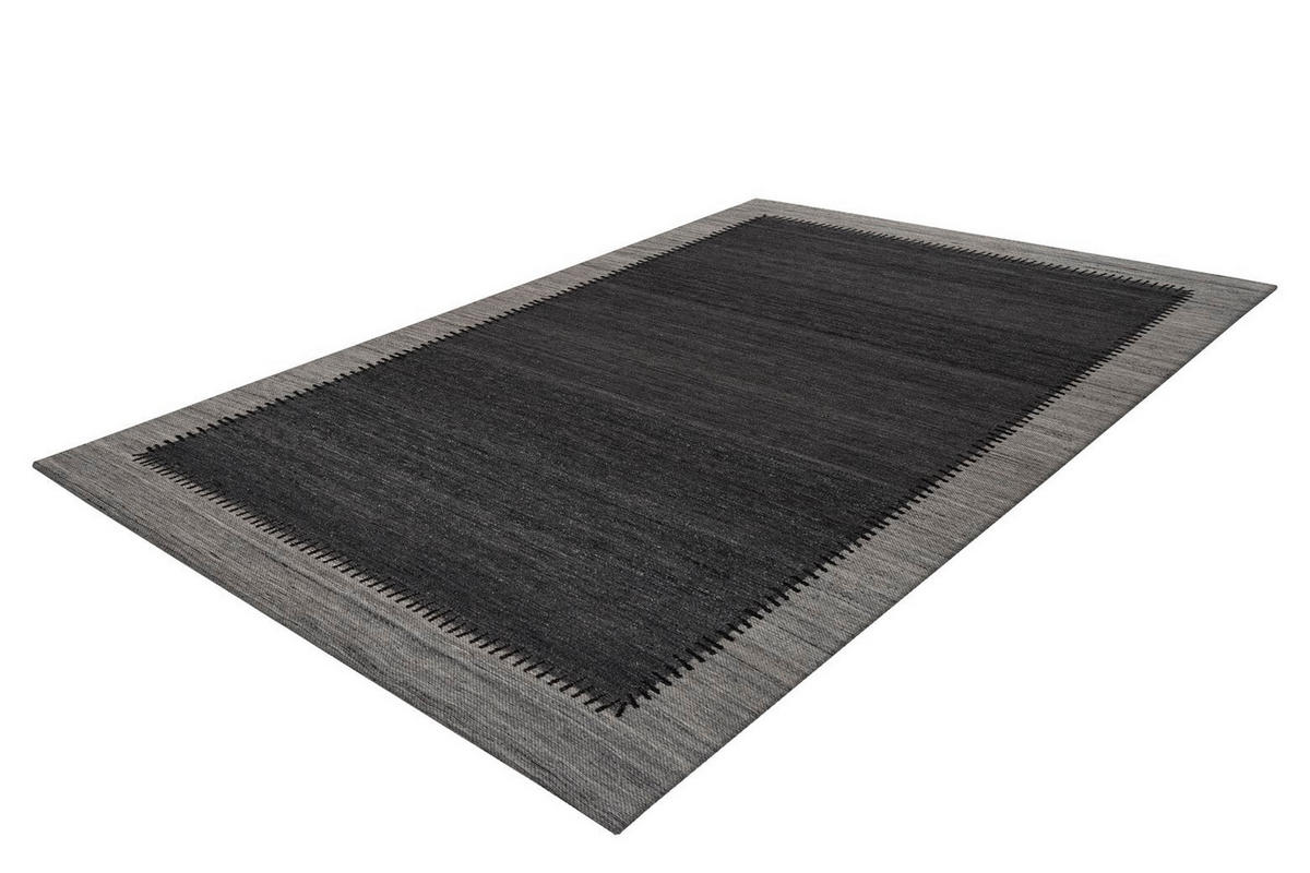 FLACHWEBETEPPICH 80/150 cm Phoenix 310 Anthrazit / Grau Anthrazit, Grau  - Anthrazit/Grau, KONVENTIONELL, Textil (80/150cm)