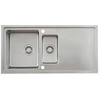 SPÜLE 1720CHICAGO100X50  - Edelstahlfarben, Trend, Metall (100/20,3/50cm) - Respekta