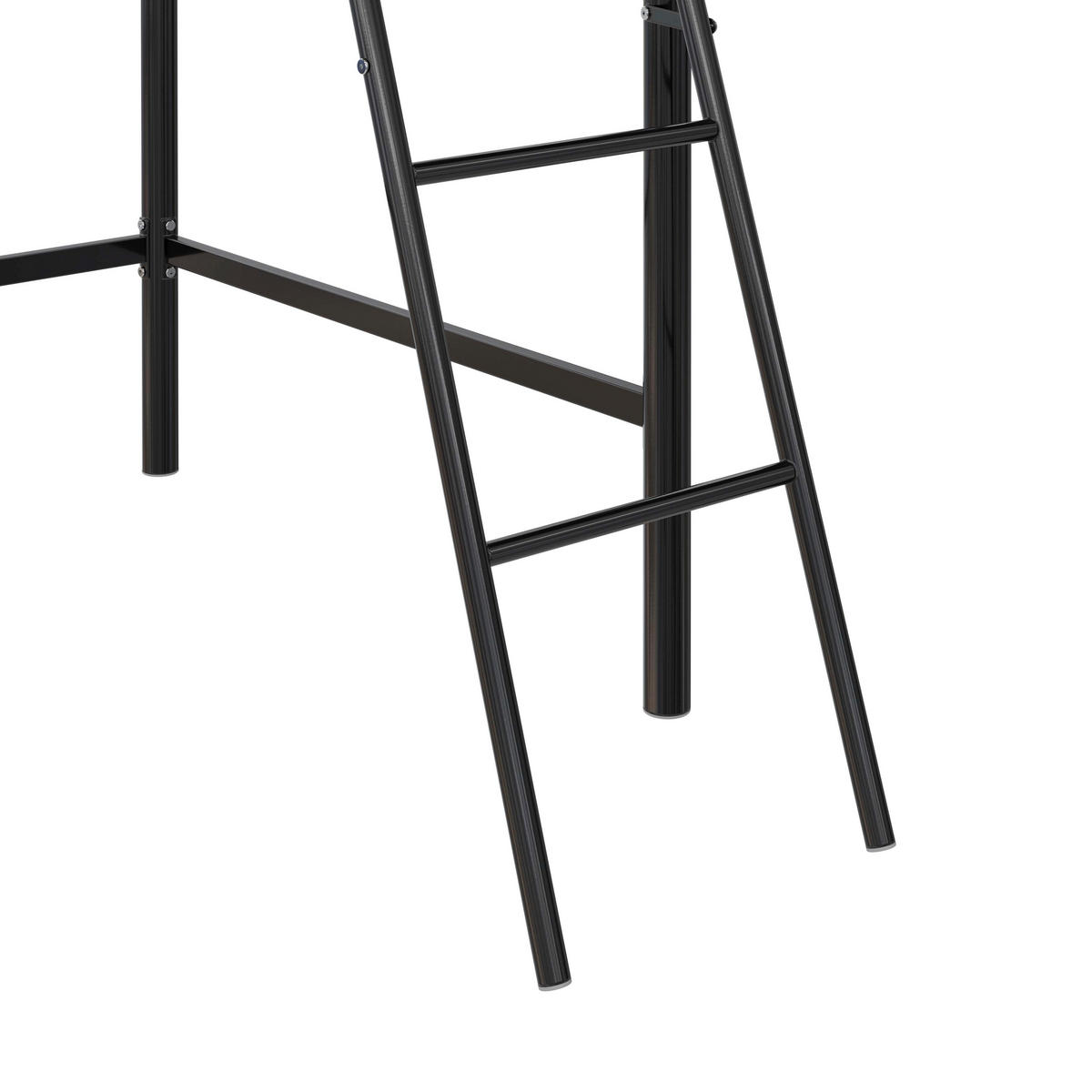 HOCHBETT  in Schwarz, Lattenrost  - Schwarz, Design, Metall (207/129/130cm) - MID.YOU