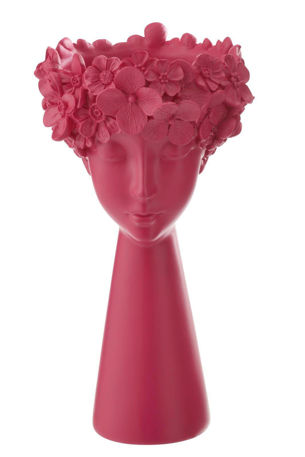 ÜBERTOPF - Dunkelrosa, Basics, Naturmaterialien/Stein (23/23/40,8cm)