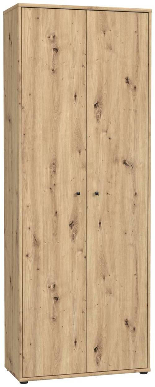 DREHTÜRENSCHRANK in Eiche Artisan - Eiche Artisan, Design, Holzwerkstoff (73,7/197,5/34,8cm)