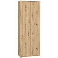 DREHTÜRENSCHRANK in Eiche Artisan  - Eiche Artisan, Design, Holzwerkstoff (73,7/197,5/34,8cm)