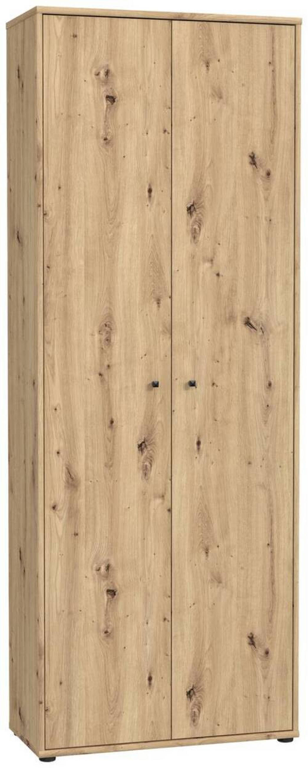DREHTÜRENSCHRANK in Eiche Artisan  - Eiche Artisan, Design, Holzwerkstoff (73,7/197,5/34,8cm)