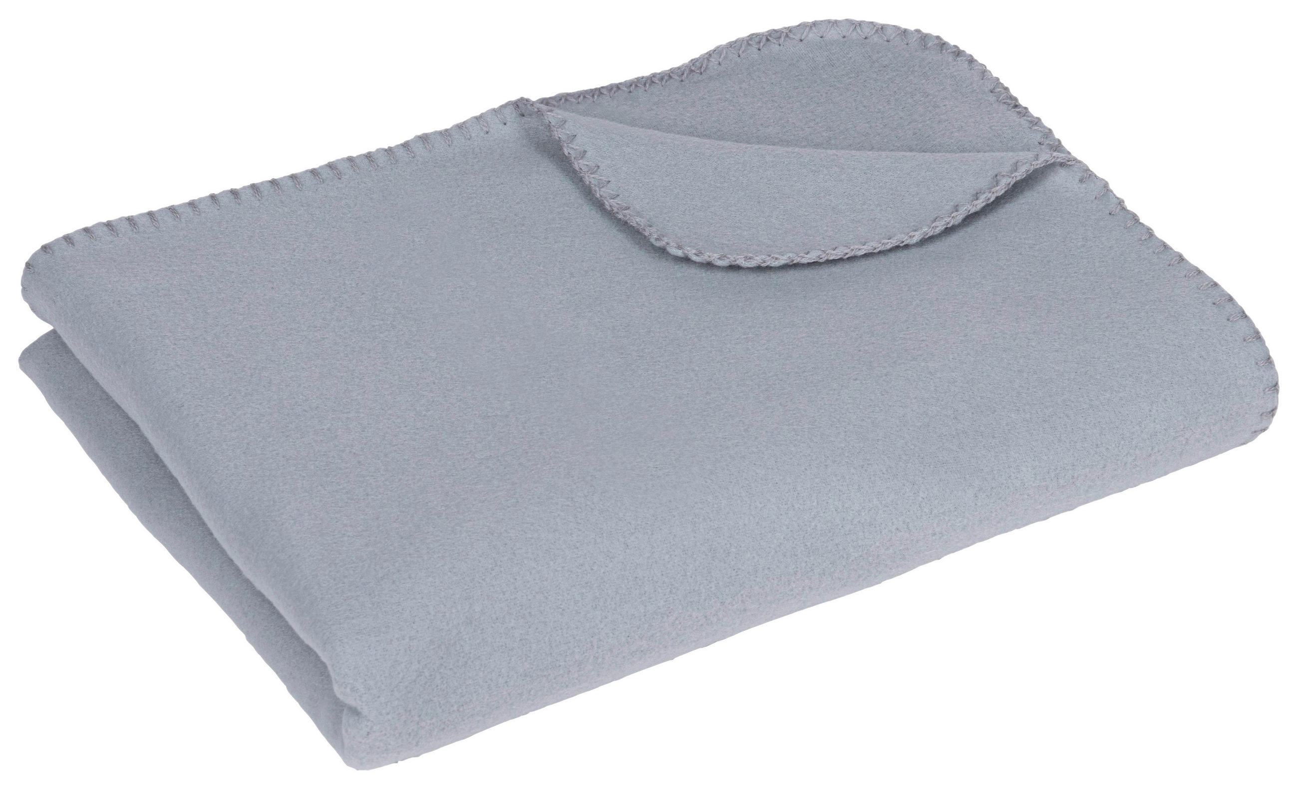 Fleecedecke Tina Silber 130x160 cm