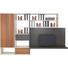 WOHNWAND in - Sandfarben/Edelstahlfarben, Design, Glas/Holz - Hülsta WOHNWAND in - Sandfarben/Edelstahlfarben, Design, Glas/Holz - Hülsta