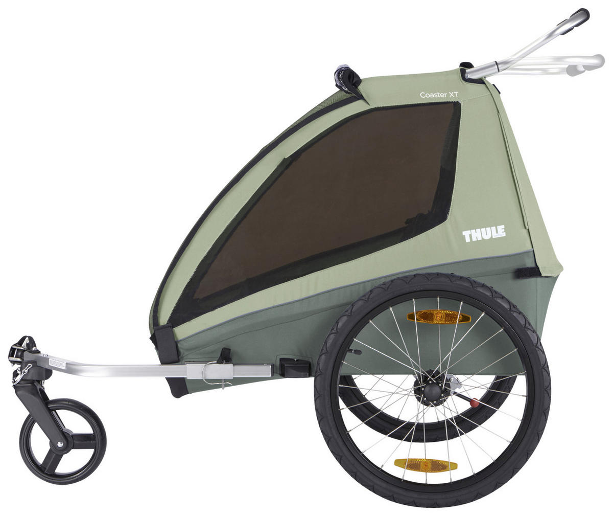 FAHRRADANHÄNGER   COASTER XT  - Olivgrün, KONVENTIONELL, Textil/Metall (137/77/103cm) - Thule