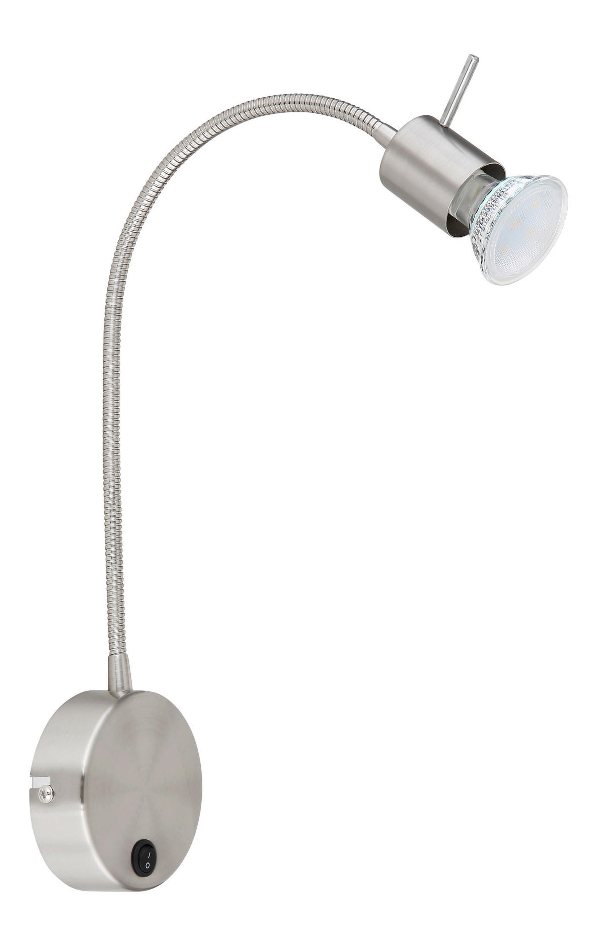 STENSKA SVETILKA  Milly ///230 V/GU10 - barve niklja, Basics, kovina (9/40/53cm)