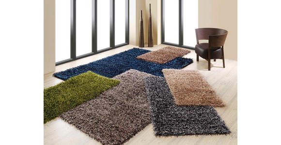 WEBTEPPICH 65/130 cm Grau, Schwarz - Schwarz/Grau, LIFESTYLE, Textil (65/130cm) - Novel