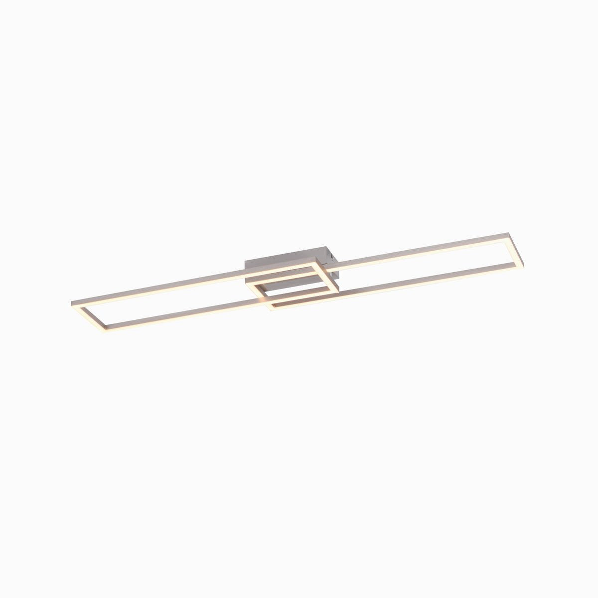 STROPNA LED-SVETILKA   30,2 W//3000 K/230 V/ - barve nerjavečega jekla, Design, kovina/umetna masa (92,4/22/7cm)