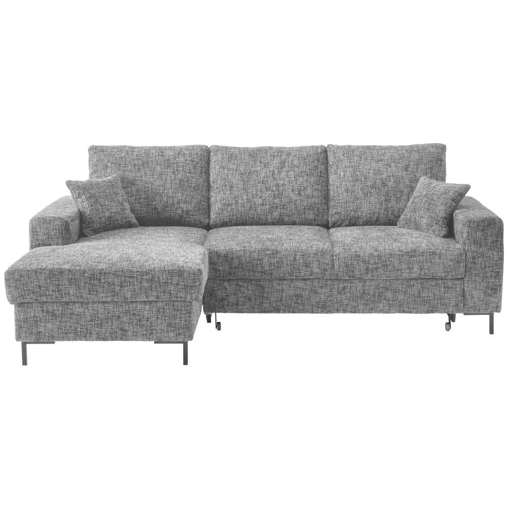 Thumbnail - Livetastic Eckschlafsofa, Silber, Textil, Uni, 4-Sitzer, Füllung: Schaumstoff, 237x143 cm, Made in EU, Rücken echt, Wohn...