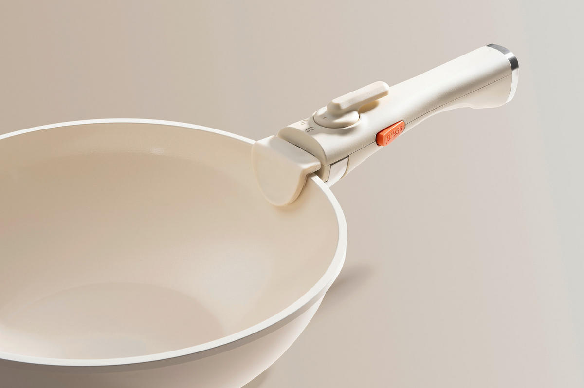 KOCHTOPFSET SHARE PLAY 10-teilig  - Beige/Schwarz, Basics, Glas/Metall (30.3/32/32.6cm) - Masterpro
