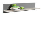 WANDBOARD Grau, Eichefarben  - Eichefarben/Grau, Design, Holzwerkstoff (120/22/21cm) - Hom`in