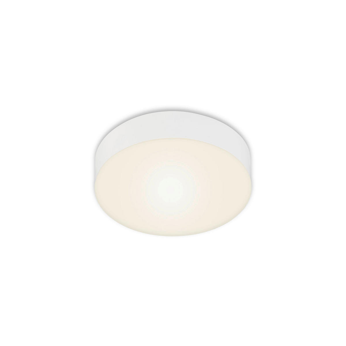 STROPNÍ LED SVÍTIDLO, 15,7/3,6 cm  - bílá, Design, plast (15,7/3,6cm)