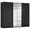 SCHWEBETÜRENSCHRANK in Schwarz  - Schwarz, Konventionell, Glas/Holzwerkstoff (271/223/68cm) - Novel