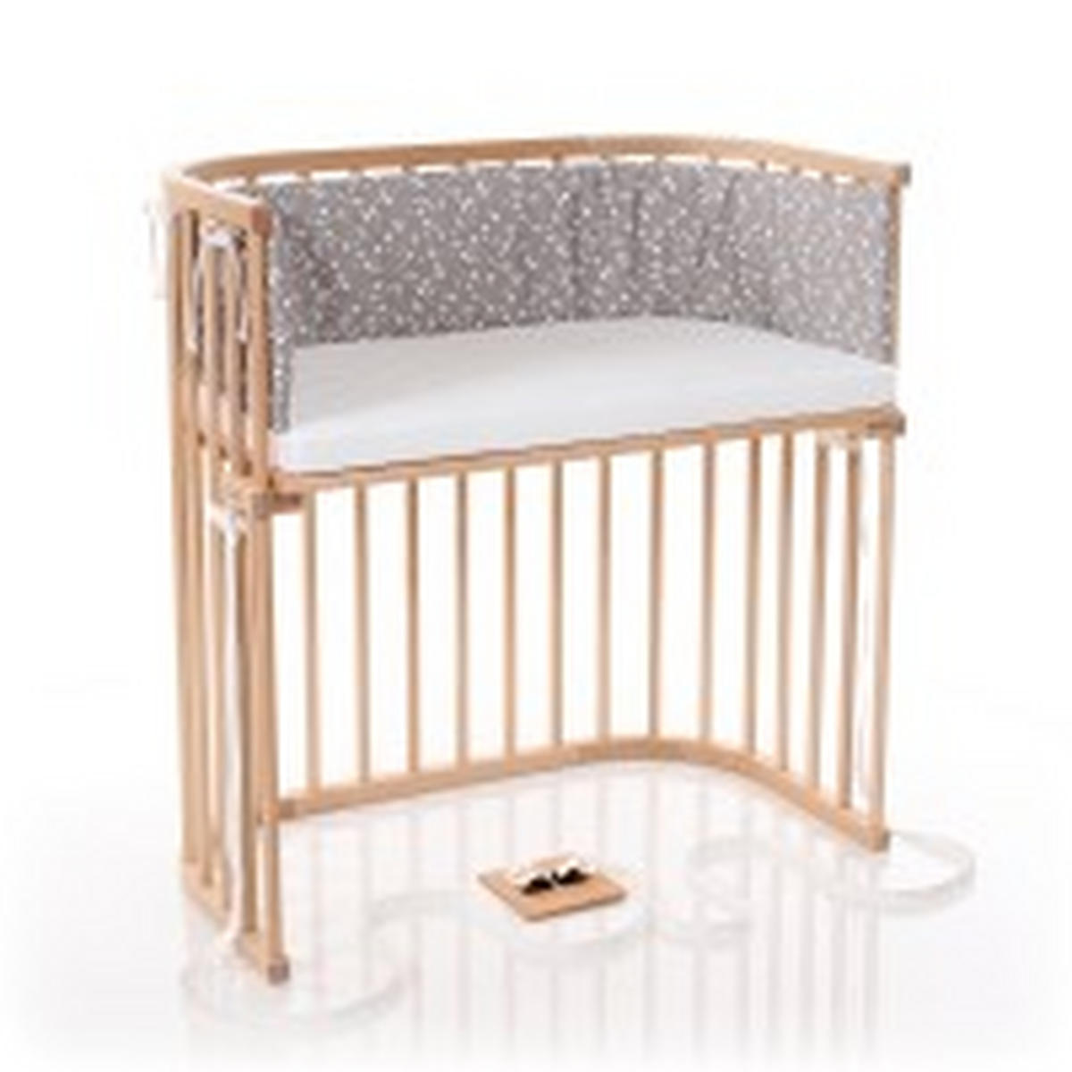 BEISTELLBETT Babybay Boxspring  94/54/96 cm  - Naturfarben, Basics, Holz (94/54/96cm) - Babybay