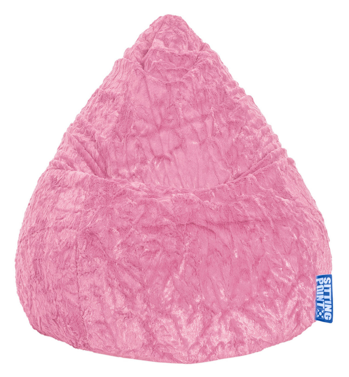 VREČA ZA SEDENJE  FLUFFY L    70/90 cm           - pink, Konvencionalno, tekstil (70/90cm)