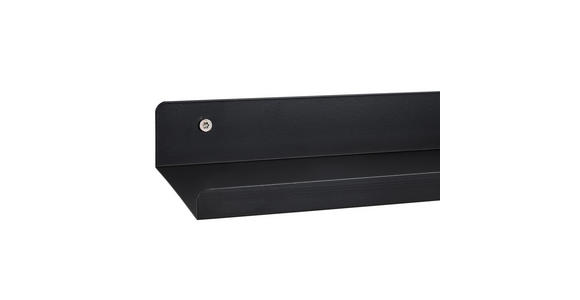 WANDREGAL 80/4/10 cm  - Schwarz, Basics, Metall (80/4/10cm) - Xora