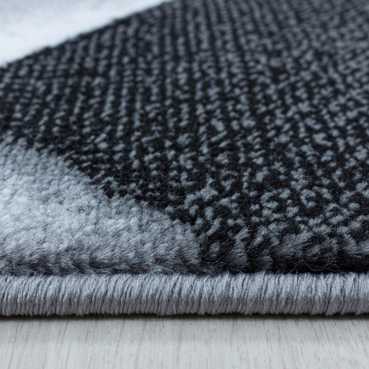 GOLVLÖPARE 80/250 cm Costa 3527 Black  - svart, Design, textil (80/250cm)