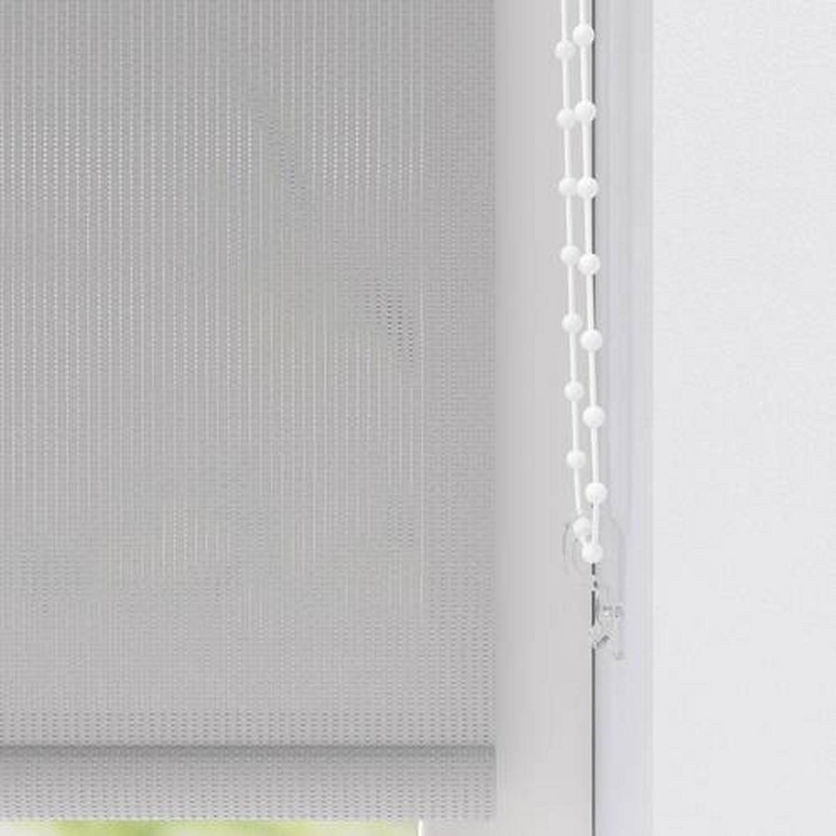 ROLLO TL SILBER 150/190 cm  - Silberfarben, KONVENTIONELL, Kunststoff (150/190cm)