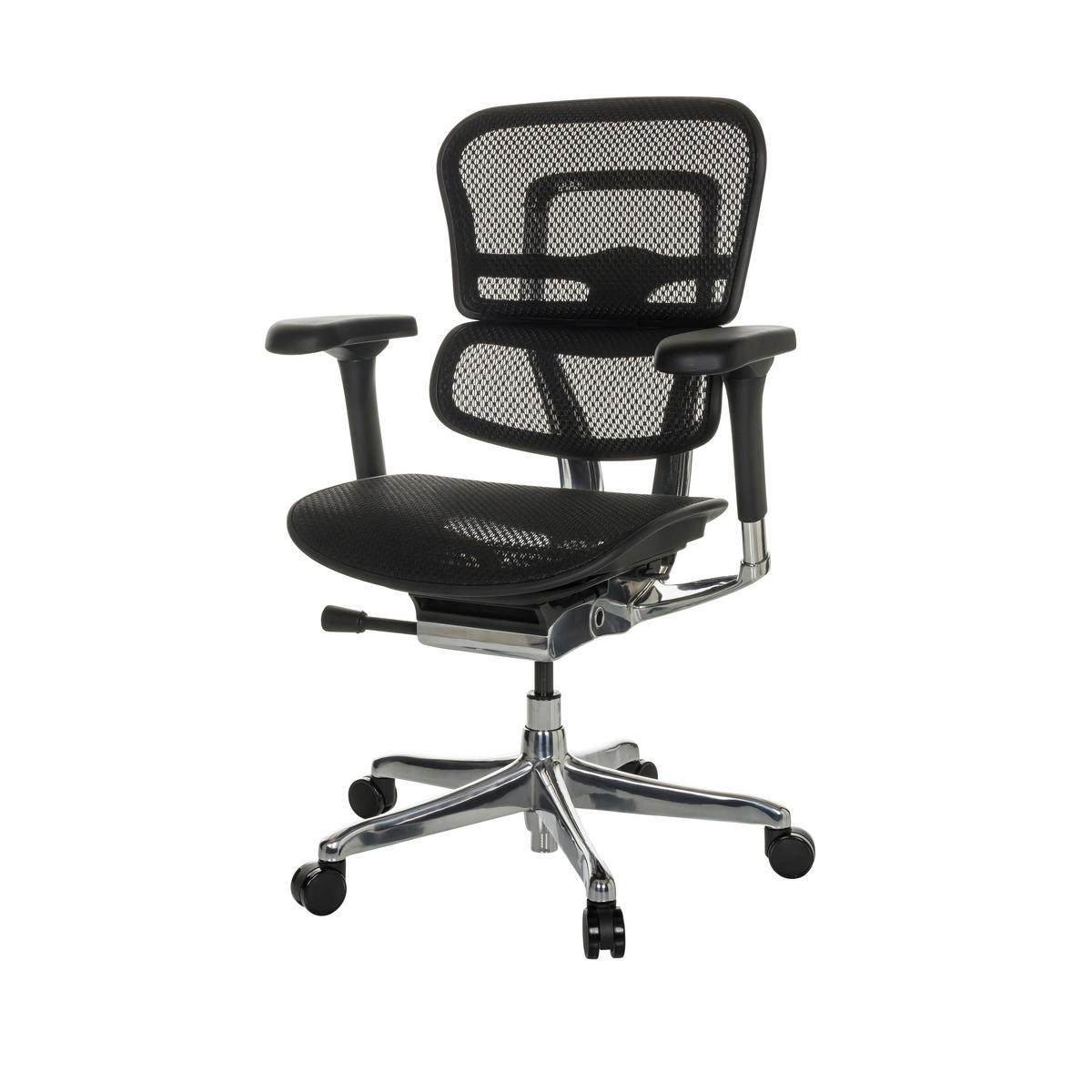 SNURRSTOL  i nät svart  - silver/svart, Basics, metall/textil (69/107-122/64cm) - MID.YOU