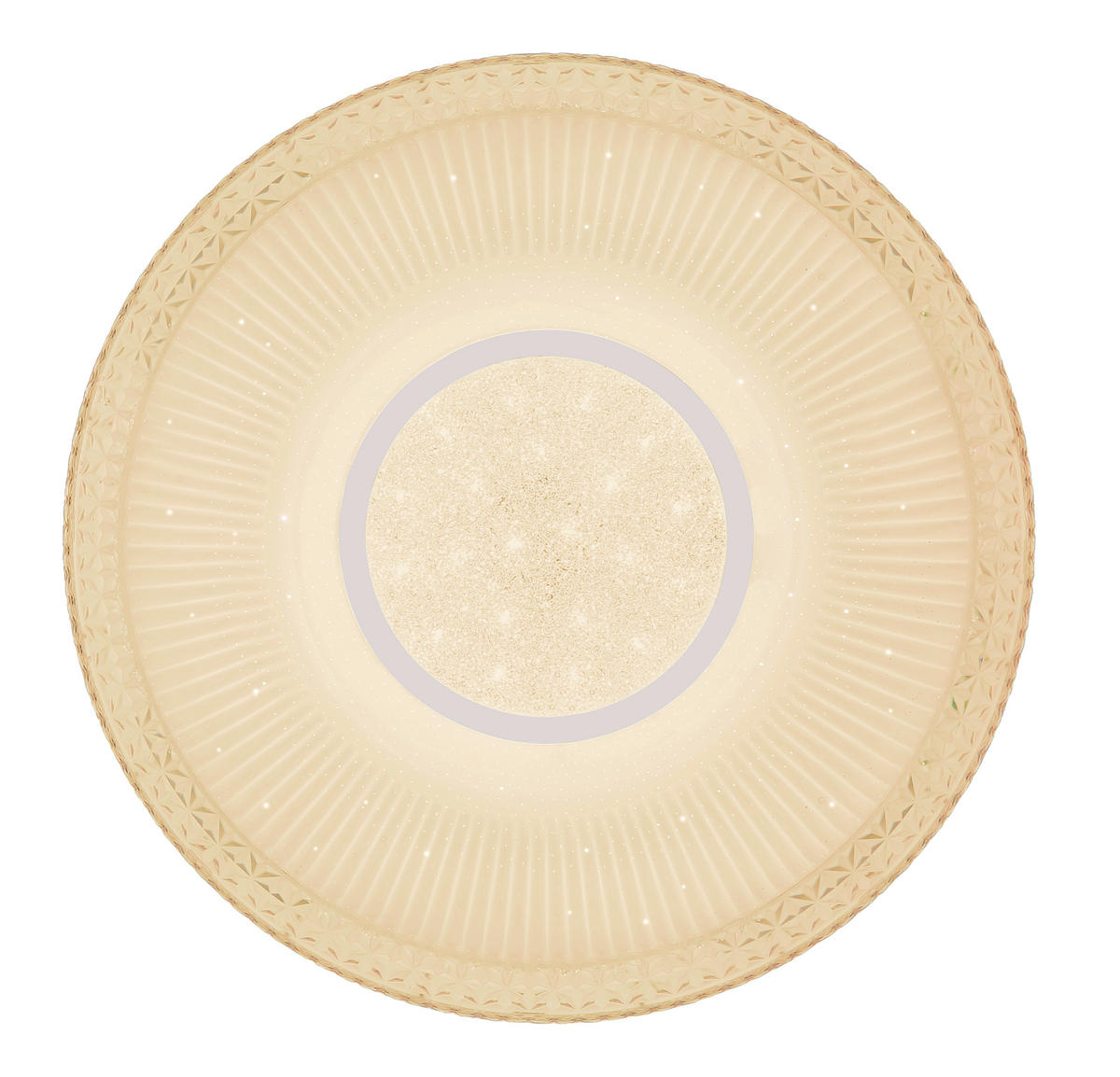 STROPNÍ LED SVÍTIDLO, 50/9 cm  - bílá/opál, Konvenční, kov/plast (50/9cm) - Globo