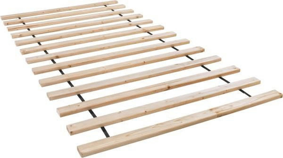 ROLLROST 90/200 cm  - Fichtefarben, Basics, Holz (90/200cm) - Boxxx