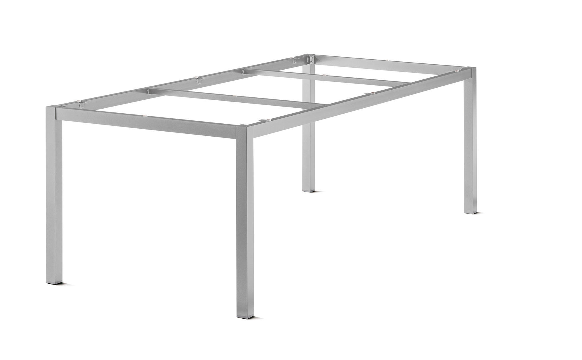 GARTENTISCHGESTELL 217/98/73 cm Metall  - Graphitfarben, Basics, Metall (217/98/73cm) - Sieger