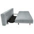 SCHLAFSOFA Flachgewebe Hellgrau - Dunkelbraun/Hellgrau, Design, Holz/Textil (200/84/93cm) - Innovation