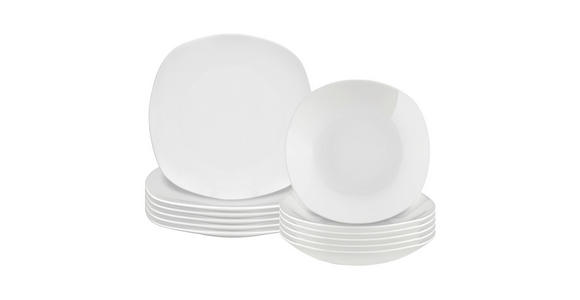 TAFELSERVICE 12-teilig - Weiß, Basics, Keramik - Boxxx