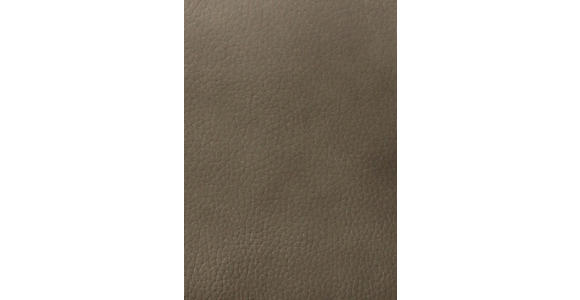 ARMLEHNSTUHL  in Eisen Echtleder pigmentiert  - Taupe/Schwarz, Design, Leder/Metall (60,5/86,7/65cm) - Belluti