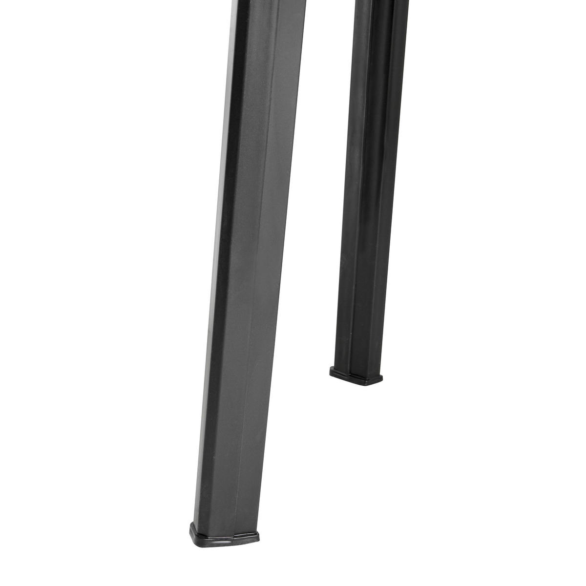 GARTENTISCH 126/76/72 cm Kunststoff Anthrazit rechteckig  - Anthrazit, Konventionell, Kunststoff (126/76/72cm)