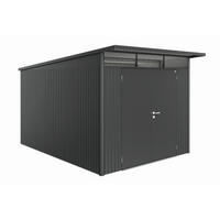 GERÄTEHAUS 260/222/380 cm  - Dunkelgrau, Basics, Metall (260/222/380cm) - Biohort