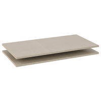 EINLEGEBODENSET 88/2,2/50 cm   - Taupe, Holzwerkstoff (88/2,2/50cm) - home24