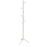 GARDEROBENSTÄNDER in Weiß 45/45/174 cm   - Weiß, Design, Holz (45/45/174cm) - MID.YOU