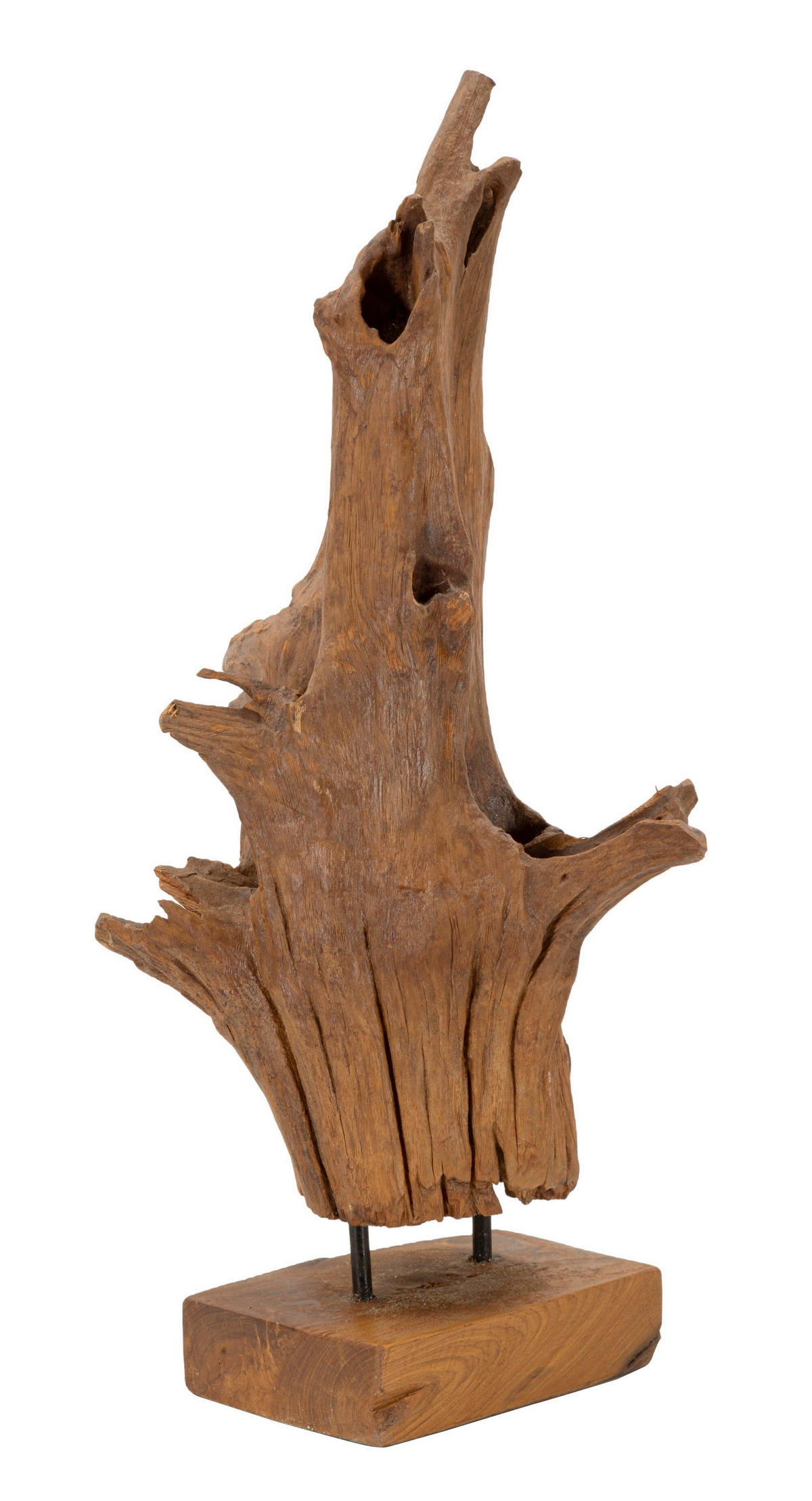 SKULPTUR - Braun, Basics, Holz (23/64/27cm)