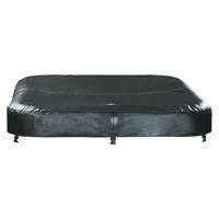 WHIRLPOOL-ABDECKHILFE  - Schwarz, Basics, Kunststoff (158/158cm)