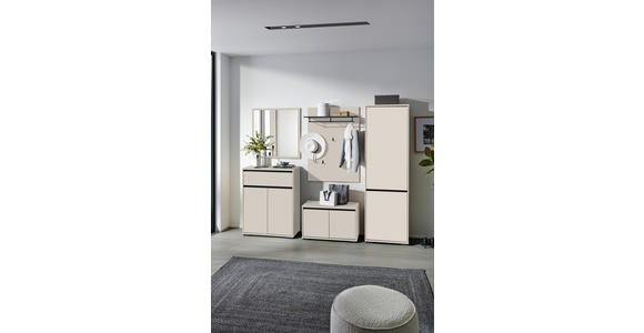 GARDEROBE  in 220/195/38 cm  - Kaschmir/Anthrazit, MODERN, Holzwerkstoff (220/195/38cm) - Xora