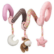 SPIRALE - Braun/Rosa, Basics, Textil (20cm) - MY BABY LOU