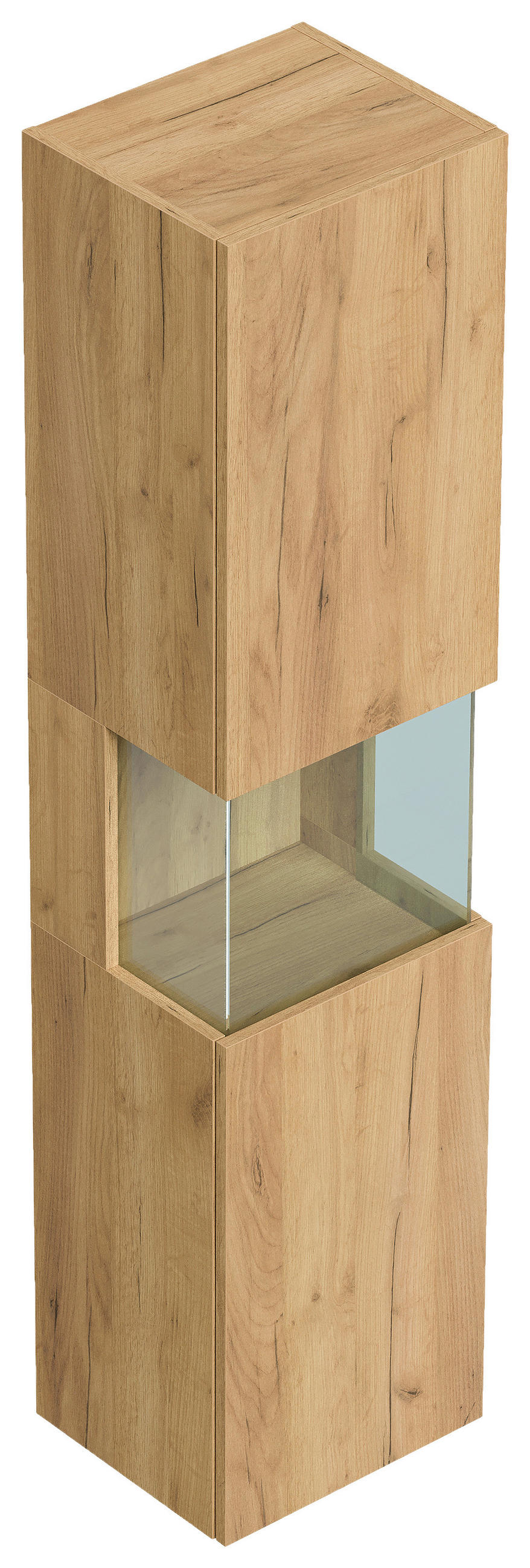 BADEZIMMER 3-teilig  in 70 cm  - Eichefarben/Weiß, Basics, Keramik/Holzwerkstoff (70cm) - MID.YOU