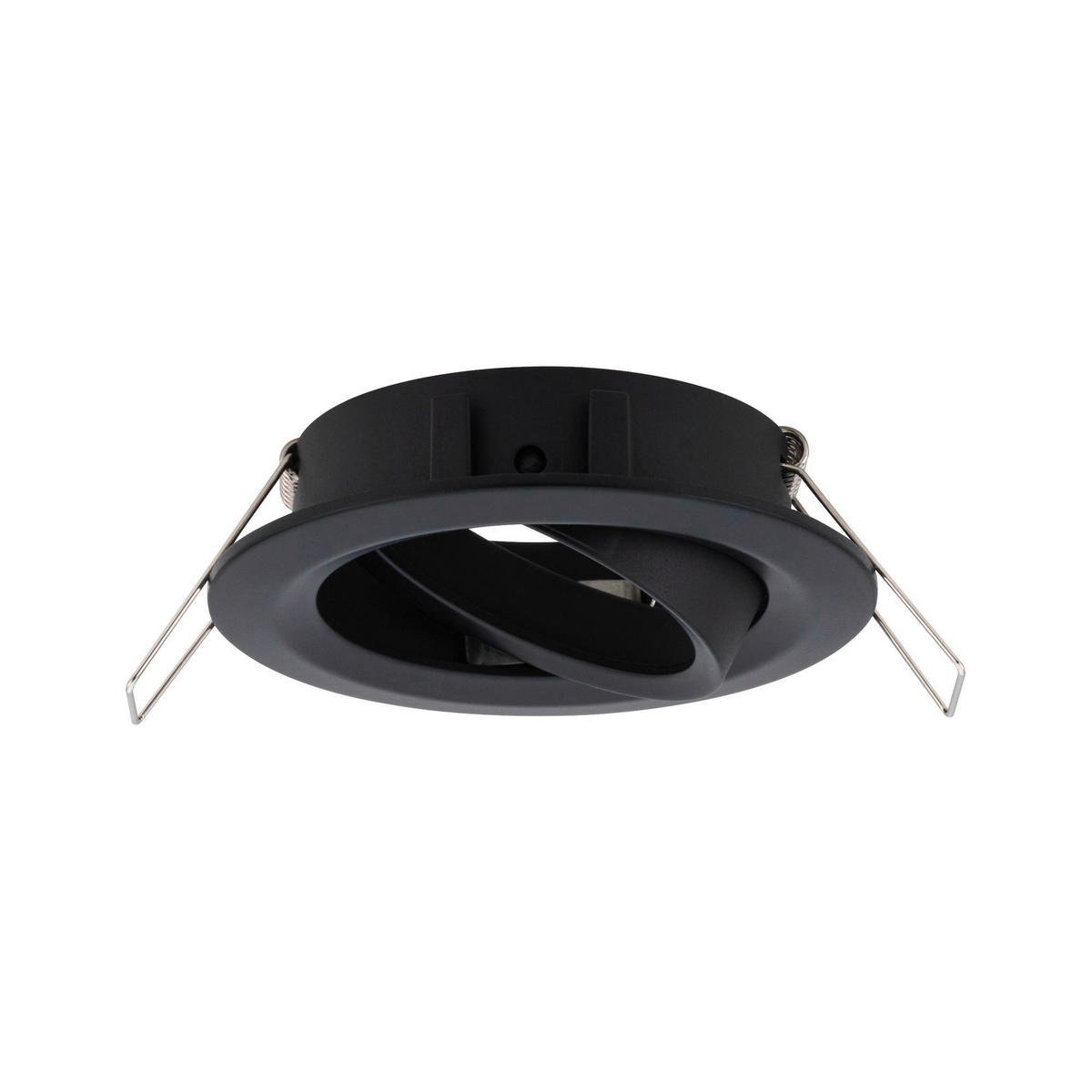 DECKENLEUCHTE 8,4 cm  - Schwarz/Alufarben, Basics, Metall (8,4cm) - Paulmann