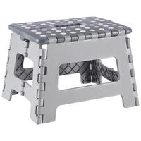 STOLICA STEPENIK   - siva, Osnovno, plastika (29/22/22cm) - Homeware