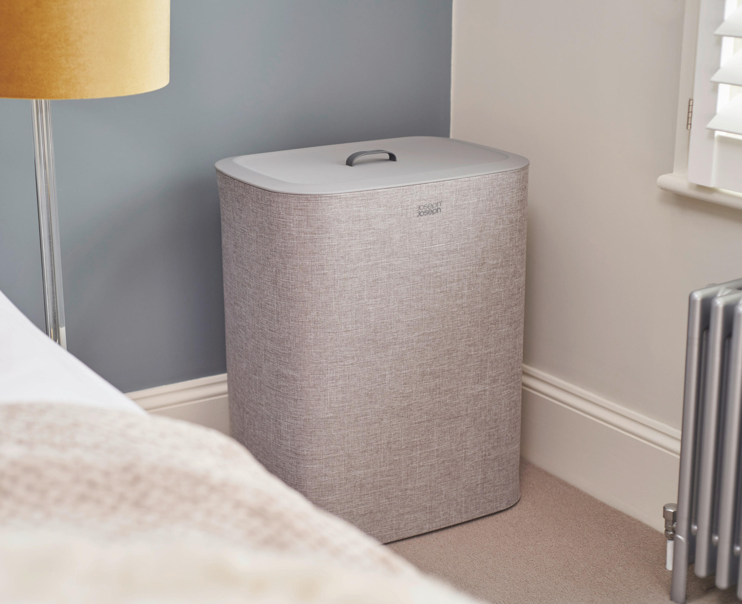 KOŠARA ZA RUBLJE      56/71/39,5 cm      - siva, Basics, tekstil (56/71/39,5cm) - Joseph Joseph