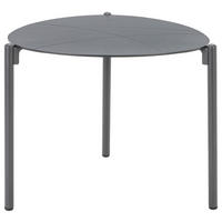 GARTENTISCH 51,5/59/47 cm Metall Anthrazit oval  - Anthrazit, Modern, Metall (51,5/59/47cm) - Amatio
