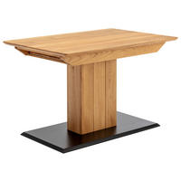 ESSTISCH 140-185/90/76 cm Echtholz  Holz in verschiedenen Größen erhältlich, in verschiedenen Holzarten erhältlich rechteckig Schwarz, Wildeiche  - Wildeiche/Schwarz, KONVENTIONELL, Holz (140-185/90/76cm) - Venda