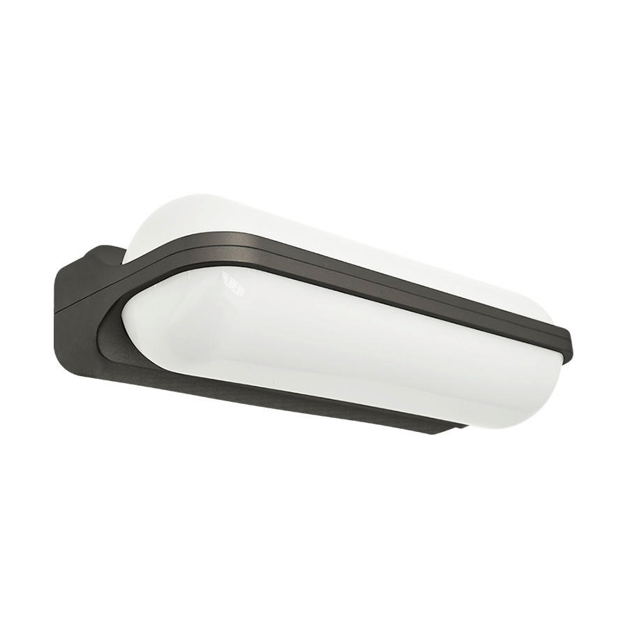 Lampă De Exterior Cu Led  8/11/20,6 cm   - alb/gri închis, Basics, plastic (8/11/20,6cm)